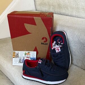 Billy jogger inclusive zip around navy and red Sneakers